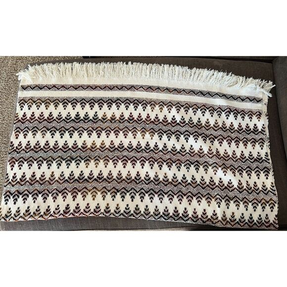 Vintage Swedish Weave Blanket/throw 45"x 52" - Picture 5 of 7